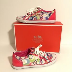 Coach Barrett Poppy Ikat Sneakers